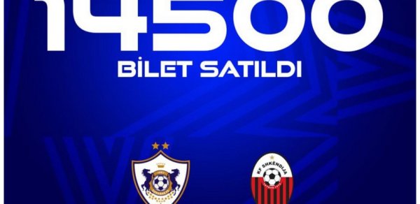 Çempionlar Liqası: "Qarabağ"ın cavab oyununa 14500 bilet satılıb