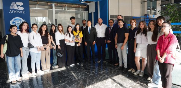 "İnfoschool" bloger məktəbinin iştirakçıları "AnewZ" televiziyasında - FOTOLAR