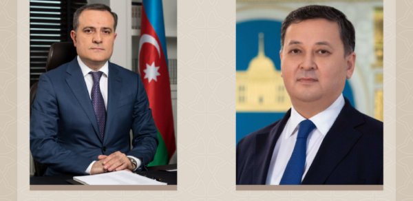 Ceyhun Bayramov qazaxıstanlı həmkarı ilə Vaşinqton görüşünü müzakirə edib