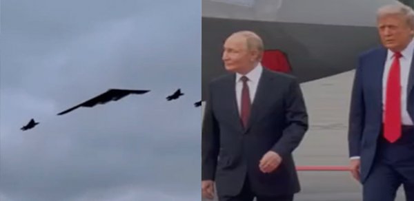 Putinin gözü səmada qaldı - Trampdan subliminal mesaj?..+Video