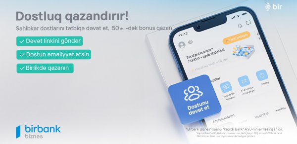 Birbank Biznes-də dostluq qazandırır