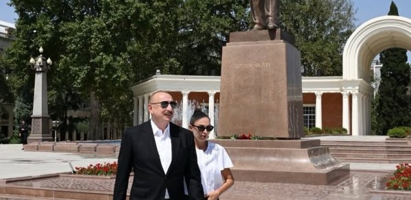 İlham Əliyev və Mehriban Əliyeva Gəncə şəhərində olublar - FOTOLAR - YENİLƏNİB