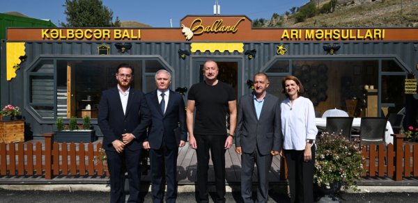 Prezident daha bir açılışda iştirak etdi - FOTOLAR