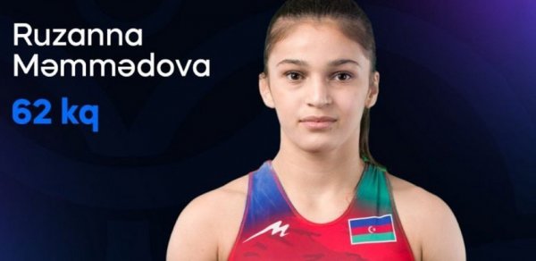 Azərbaycanın qadın güləşçisi dünya çempionatında gümüş medal qazanıb