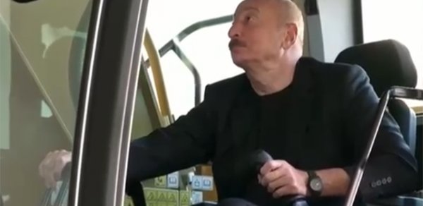 Prezident Murovdağ tunelini belə açdı - VİDEO