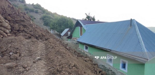 Lerikdə torpaq sürüşməsi olub, bir ev üçün təhlükəli vəziyyət yaranıb