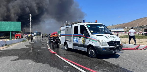 “Sədərək”dəki yanğın məhdudlaşdırıldı