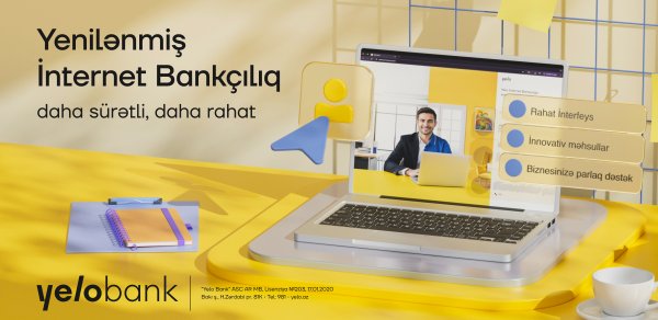 lk dəfə: reysqabağı yoxlama ödənişləri Yelo Bank-da!