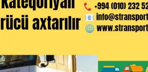 E-kateqoriyalı sürücülər üçün yeni imkan: rəsmi maaş 2000 manat
