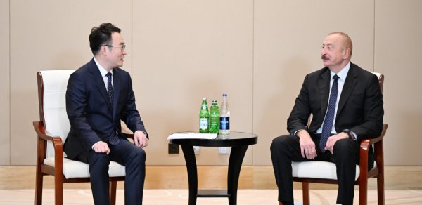 Dövlət başçısı “Powerchina group”un icraçı vitse-prezidenti ilə görüşüb