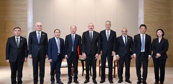 lham Əliyev “China National Chemical Engineering” şirkətinin sədri ilə görüşdü - FOTOLAR
