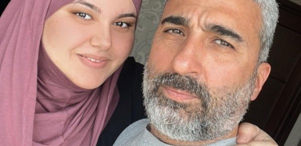 Əməkdar artistin qızı həyat yoldaşı ilə - FOTO