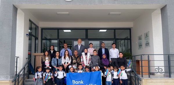 Bank Respublika Ağdamın Xıdırlı və Kəngərli kənd məktəblərində birinciləri sevindirib - FOTOLAR