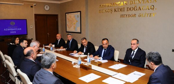 Naftalanda III MDB Oyunları ilə bağlı görüş keçirilib - FOTOLAR