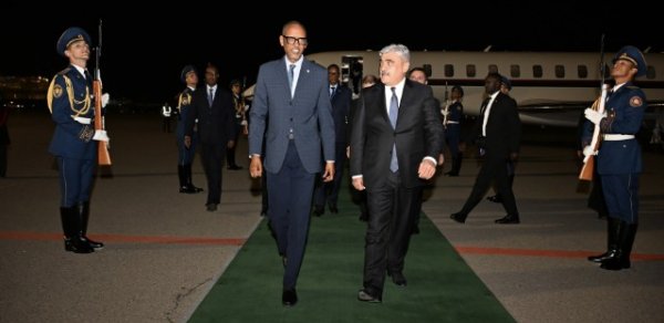 Ruanda Prezidenti Azərbaycana gəldi