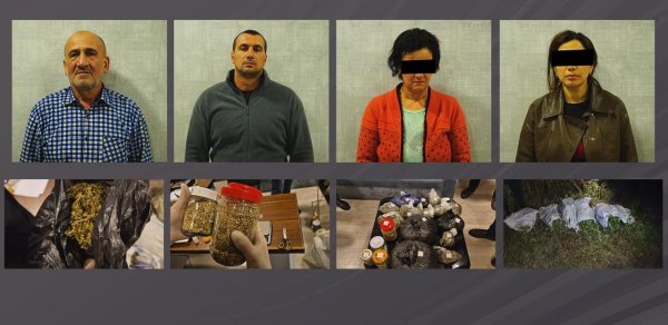 Polisdən əməliyyat - Bir ailənin 4 üzvü saxlanıldı