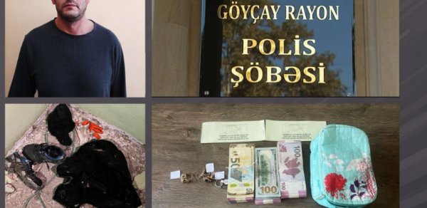 Göyçayda qadına xəsarət yetirərək 23 min manatı götürüb Rusiyaya qaçan şəxs tutulub - FOTO