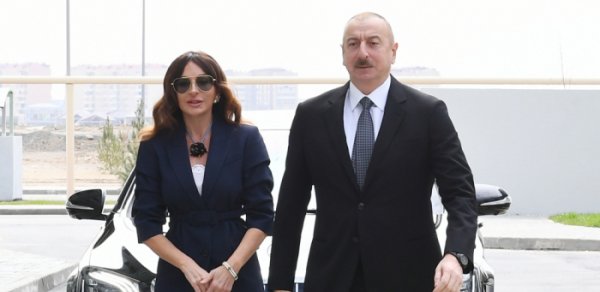 İlham Əliyev və birinci xanım BMT-nin mənzil qərargahına gəliblər