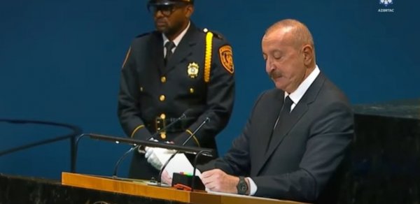 Azərbaycan Prezidenti: Xəzər dənizi sürətlə kiçilir və əsas səbəb iqlim dəyişmələri deyil