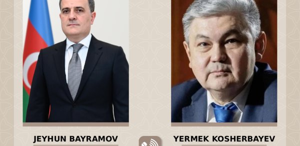 Ceyhun Bayramov Qazaxıstanın yeni XİN rəhbərinə zəng etdi