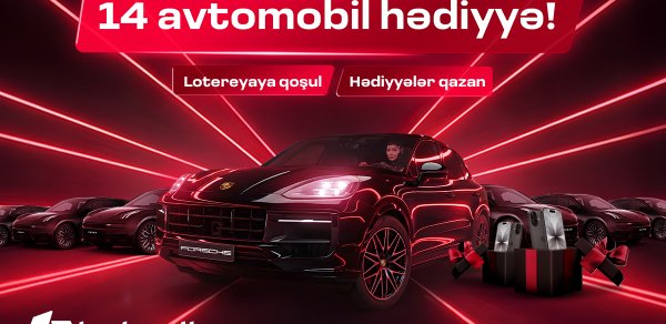 Bakcell 14 prestijli avtomobil və hədiyyələrlə bol lotereyaya başladı