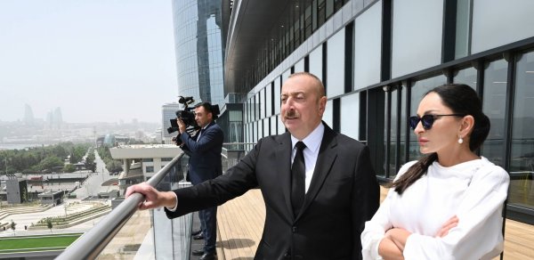 İlham Əliyev xanımı və İtaliya Prezidenti ilə açılışda iştirak etdi