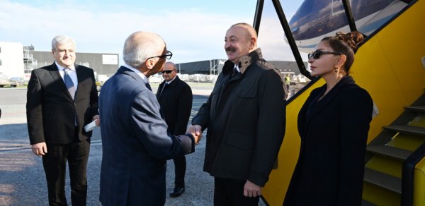 İlham Əliyev Danimarkaya işgüzar səfərə gedib