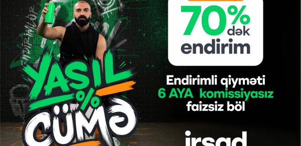 "İrşad"da 3-5 oktyabrda "Yaşıl Cümə" başlayır