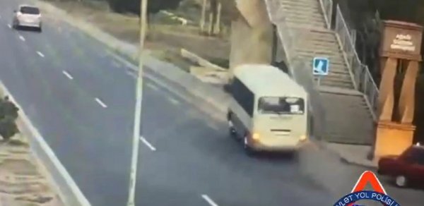 Bakı–Şamaxı yolunda avtomobilin təkərinin partlaması xəsarətlə nəticələnib