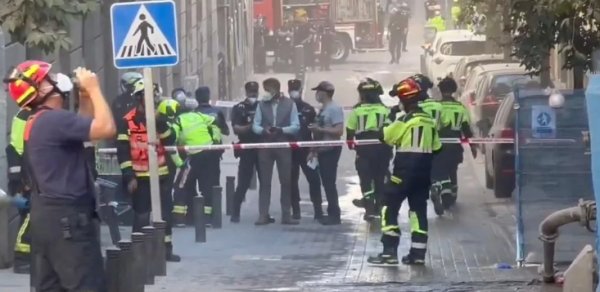 Madriddə bina uçub, 3 nəfər yaralanıb