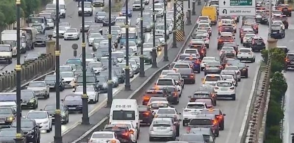 Bakıda bu yollarda sıxlıq var - SİYAHI