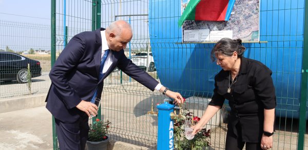 Güloğlular kəndində 3178 nəfər içməli su ilə təmin olunub