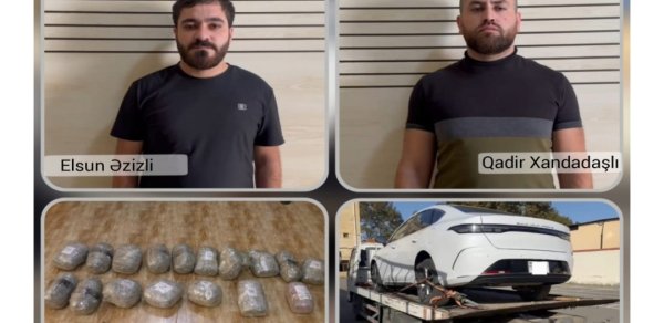 Masallıda narkotiki evakuatorla daşımağa cəhd edən şəxslər tutulub