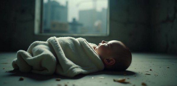 Mingəçevirdə zirzəmidən köməksiz vəziyyətdə körpə tapıldı