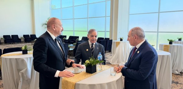 Prezident Misirdə Paşinyanla söhbətləşdi - FOTOLAR