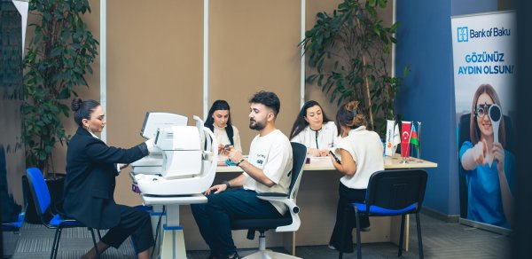 Bank of Baku-dan “Gözünüz aydın olsun!” şüarı ilə sağlamlıq aksiyası - FOTOLAR