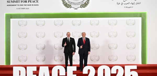 Azərbaycan Prezidenti Yaxın Şərq Sülh Sammitində iştirak edib