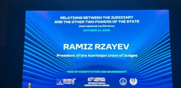 Ramiz Rzayev: Demokratik cəmiyyətin əsas təməllərindən biri hüquqi dövlətdir