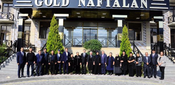 Şəhid ailələri Naftalanda müalicə alırlar - FOTOLAR