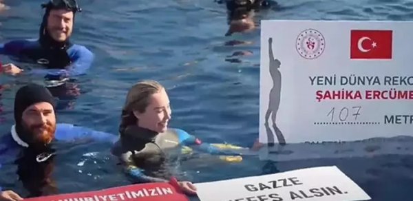 “Qəzza nəfəs alsın” deyərək rekordunu təzələdi - VİDEO