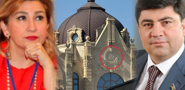 O da atası kimi adını villasına həkk etdirib - FOTO