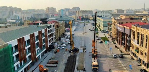 Bakıda inşa olunan yeni yol belə olacaq - VİDEO
