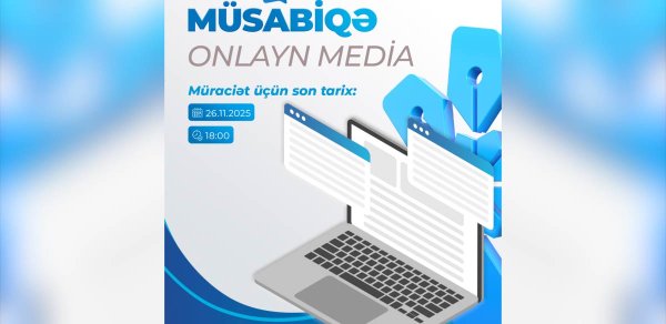 Onlayn media subyektlərinə dəstək üçün müsabiqə elan edildi