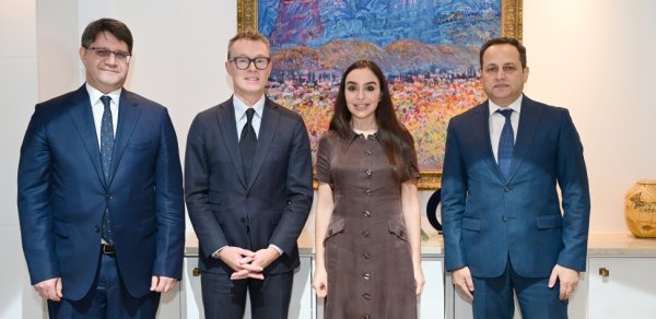 Leyla Əliyeva ÜST-nin Avropa üzrə Regional Ofisinin xüsusi nümayəndəsi ilə görüşüb - FOTOLAR
