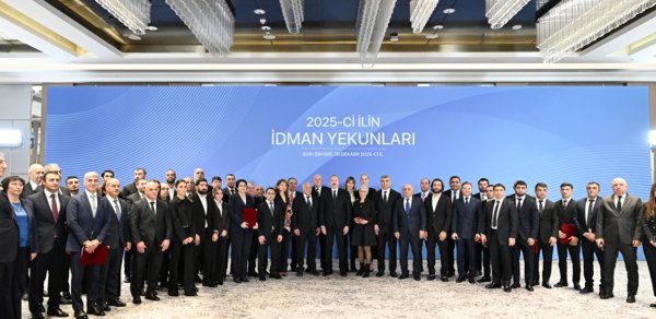 Prezident idman yekunlarına həsr olunan tədbirdə - Foto 