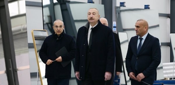 Prezident Sumqayıtda açılışda iştirak etdi - Fotolar