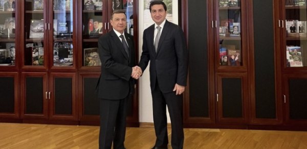 Hikmət Hacıyev Türkmənistanın ölkəmizdəki səfiri ilə görüşdü