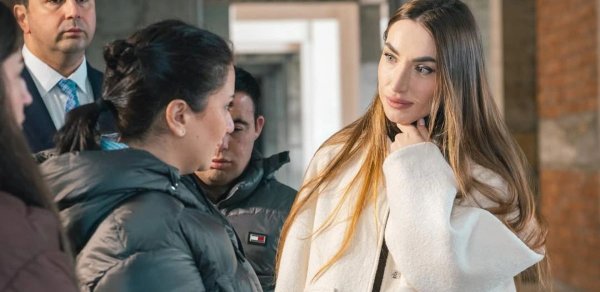 Alyona Əliyeva Atletlər Kəndində yeni layihə ilə tanış oldu - FOTOLAR