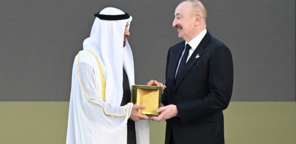 Prezidentin sosial media hesablarında dünənki mərasimdən video paylaşıldı