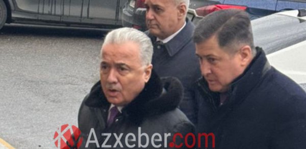 Dövlət rəsmiləri Fəzail Ağamalı ilə vida mərasimində - FOTOLAR